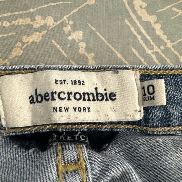 Abercrombie Kids Maddy Light Blue Jeans Size 10 Slim Stretch Pre-owned - Picture 6 of 11